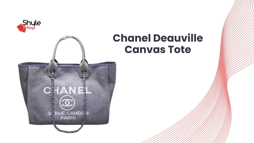 Chanel Deauville Canvas Tote