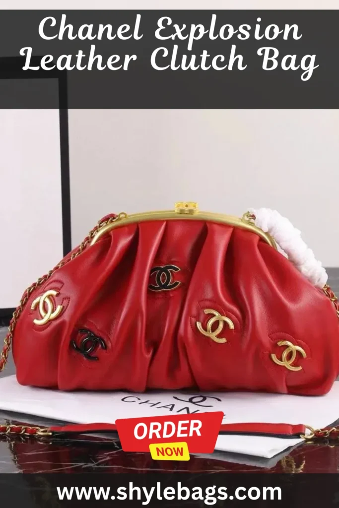 Chanel Explosion Leather Clutch Bag
