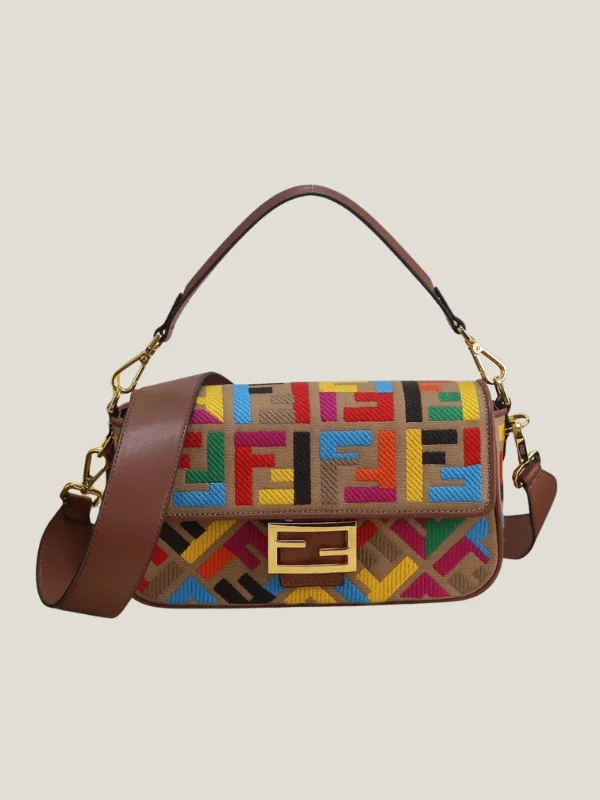 Fendi Baguette Canvas Bag
