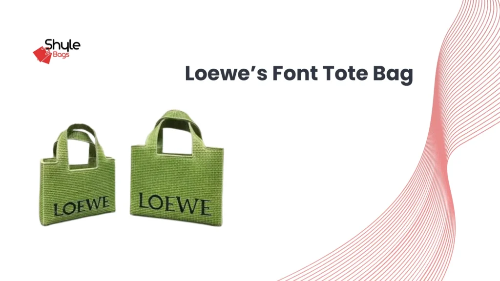 Loewe’s Font Tote Bag