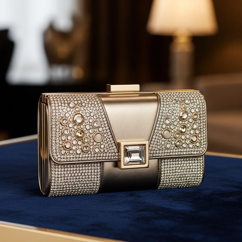 Luxury mini evening clutch