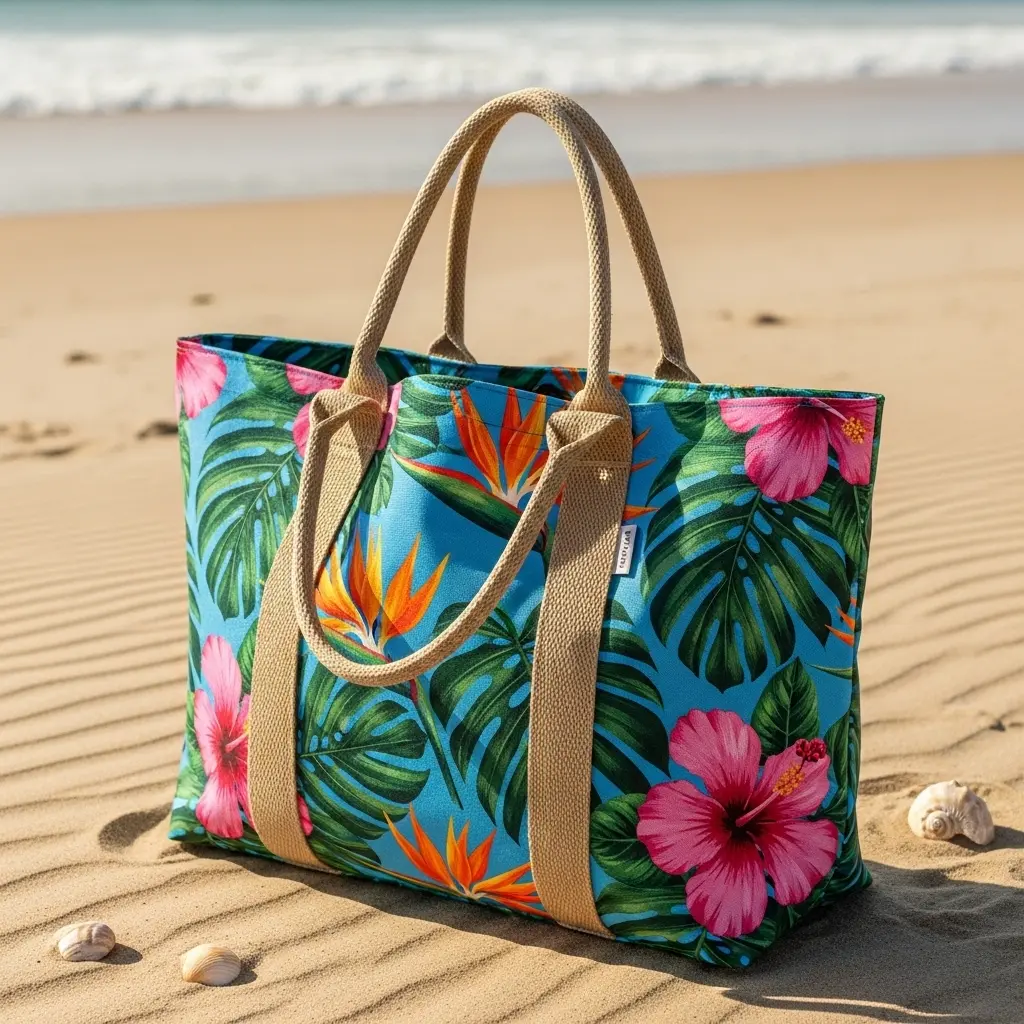 oversized summer tote bag