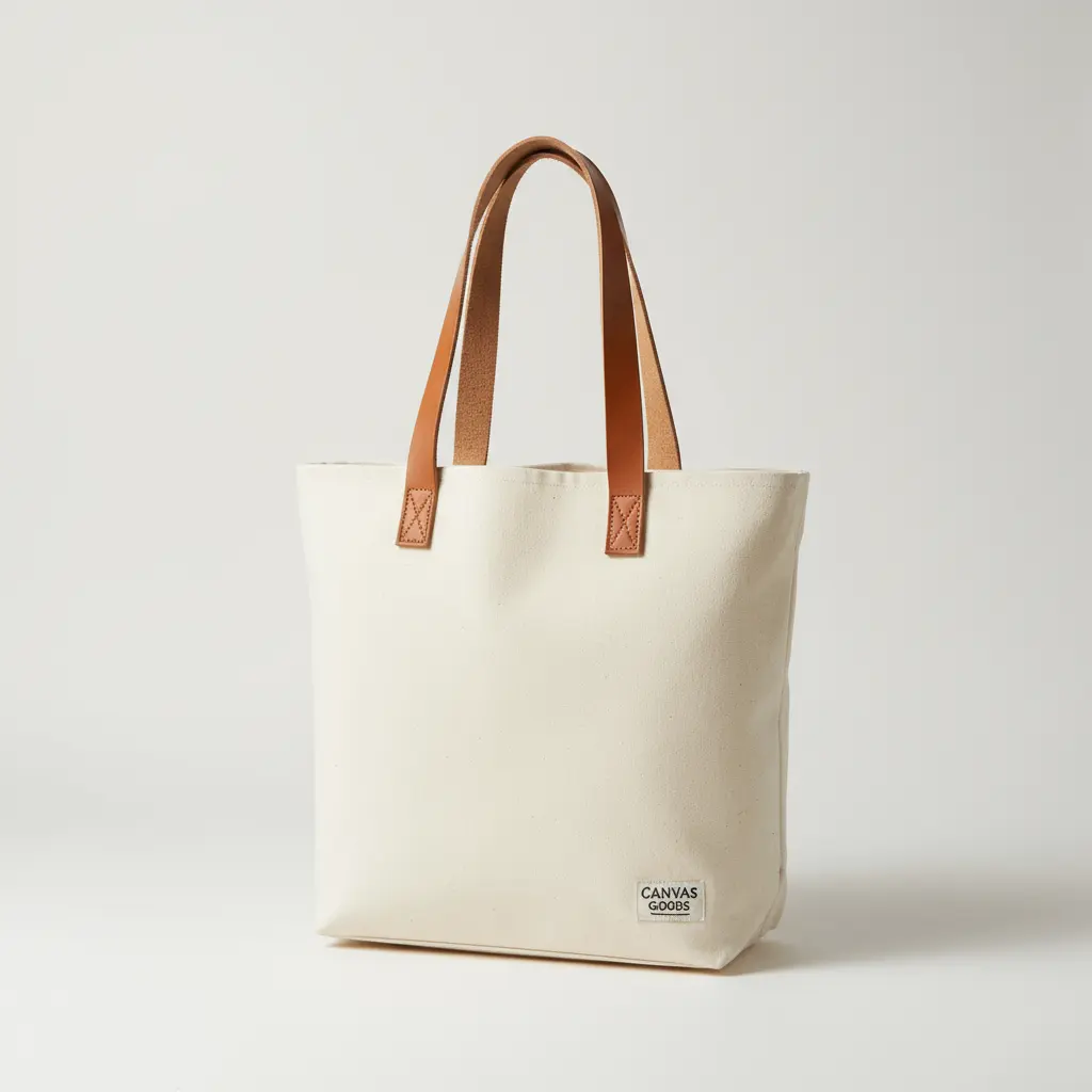 Everyday canvas tote bag