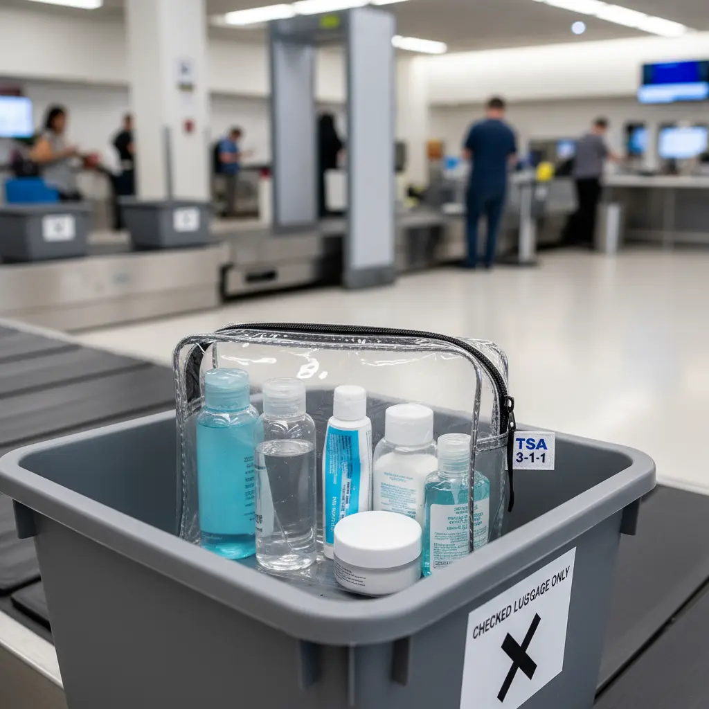 TSA toiletry bag men