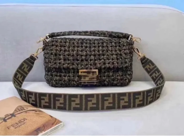 Fendi Baguette Canvas Bag - Image 2