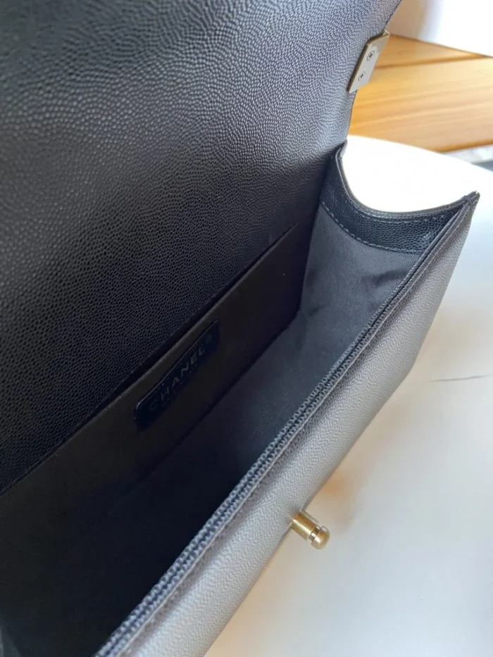 Chanel Boy V Caviar Handbags - Image 6