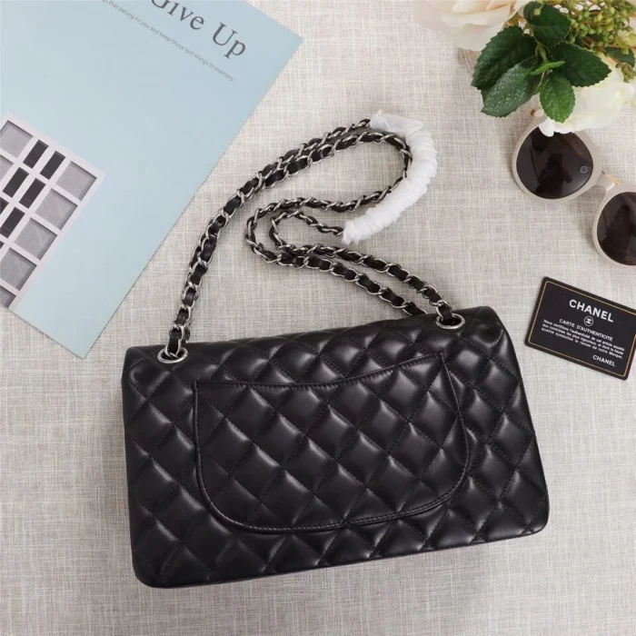 Chanel Classic Double Flap 25 Shoulder Bag Black - Image 5
