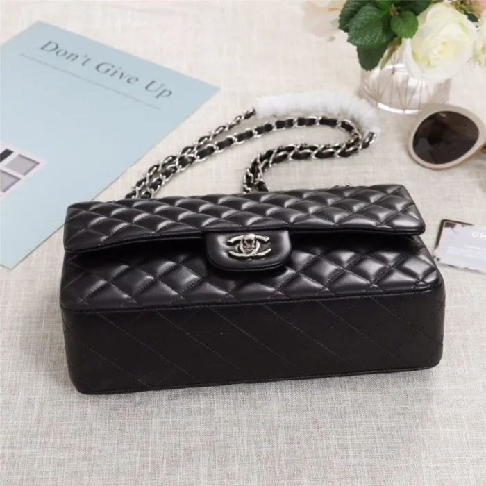 Chanel Classic Double Flap 25 Shoulder Bag Black - Image 3