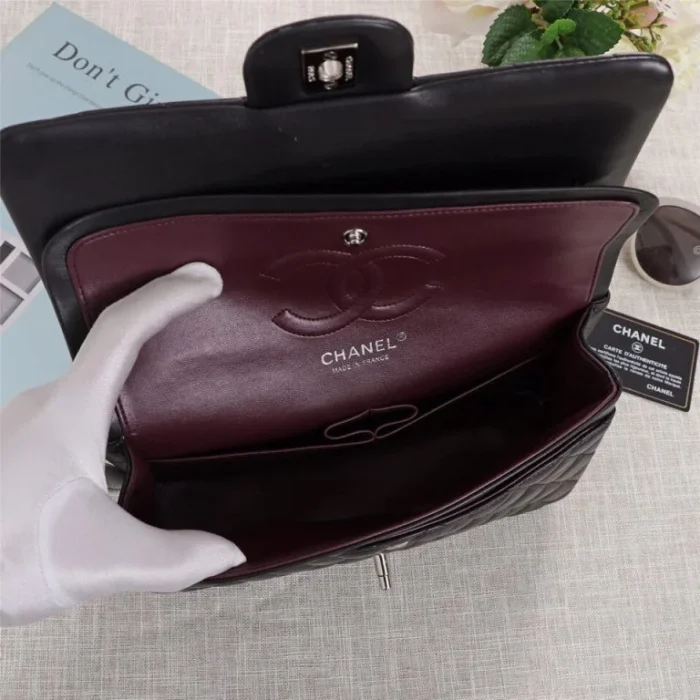 Chanel Classic Double Flap 25 Shoulder Bag Black - Image 2