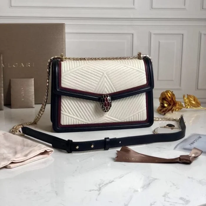 Bvlgari Serpenti Diamond Blast Shoulder Bags for Women - Image 9
