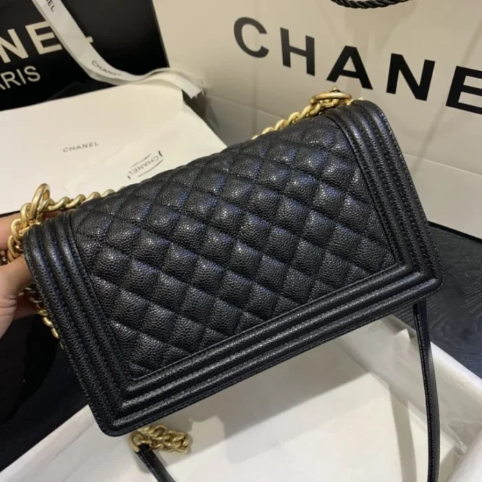 Chanel Boy Caviar Handbags - Image 3