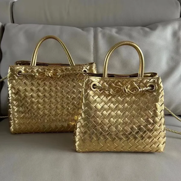 Bottega Veneta Andiamo Small Bag golden