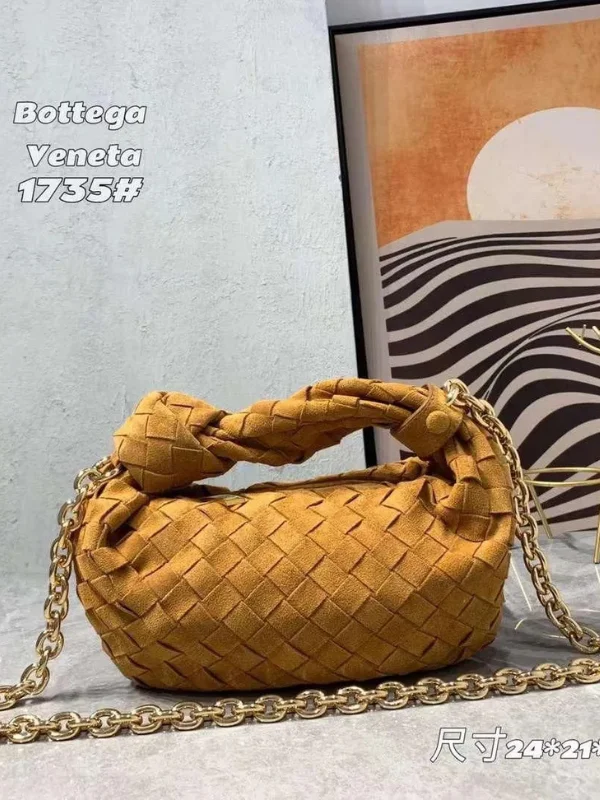 Bottega Veneta Cowhide Fashion Casual Knotted Woven Dumpling Bag