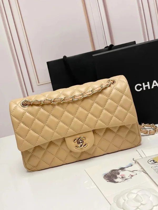 Chanel Classic Flap Bag 25 Beige
