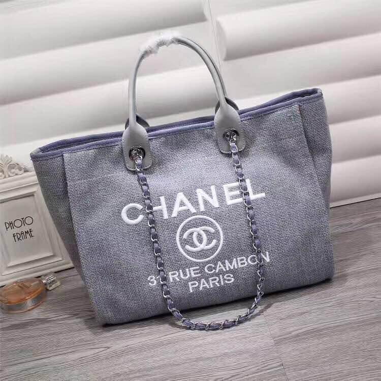 Chanel Deauville Canvas Tote