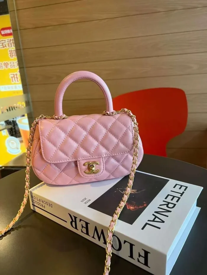 Chanel Top Handle Mini Rectangular Gold Hardware Bag