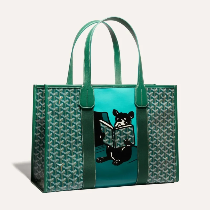 Goyard Villette MM Tote Bag green