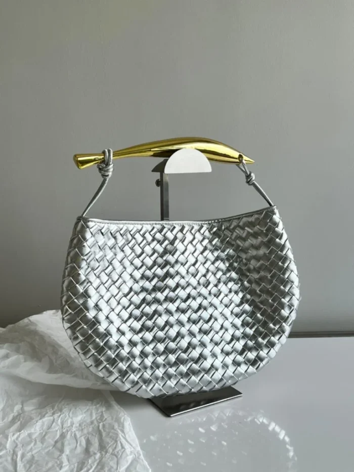 Bottega Veneta Drew Metallic Mini Bag - Image 2