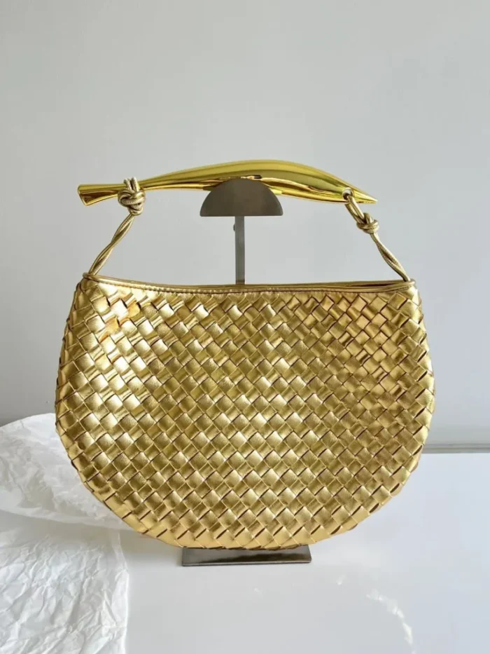 Bottega Veneta Drew Metallic Mini Bag - Image 4