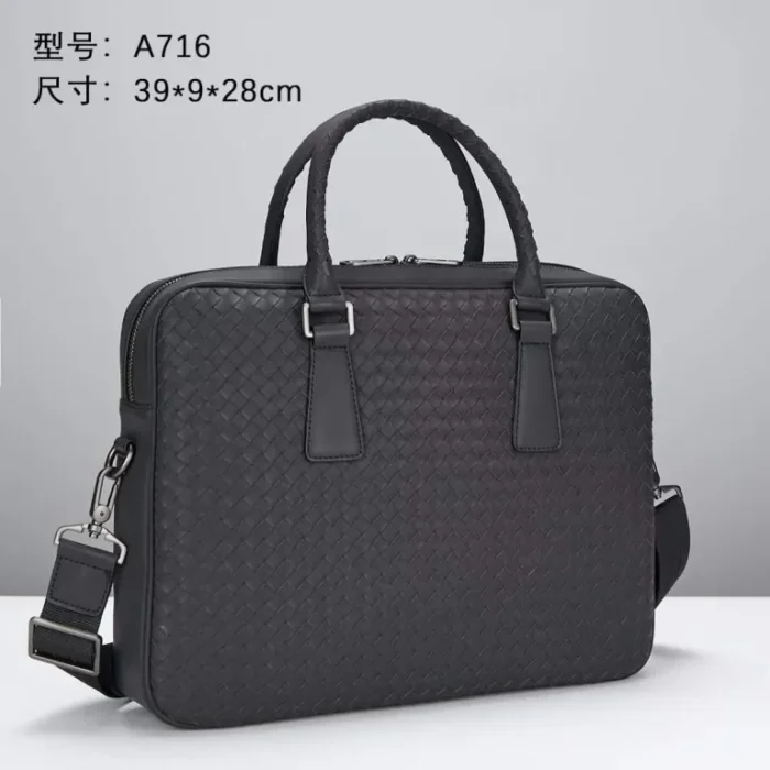 Bottega Veneta Leather Business Briefcase Leptop Bag - Image 2