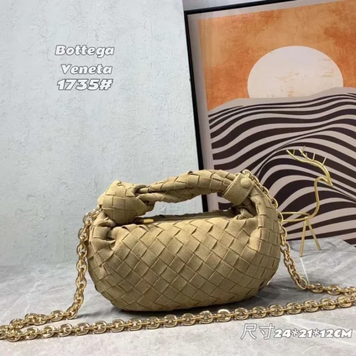 Bottega Veneta Cowhide Fashion Casual Knotted Woven Dumpling Bag - Image 2
