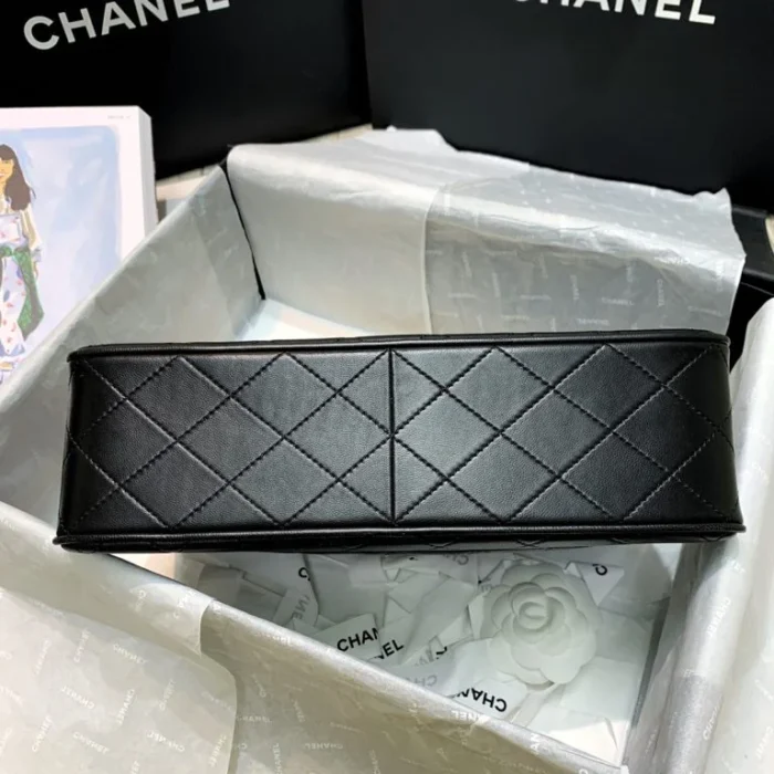 Chanel Big Gold Buckle Bag - Image 3