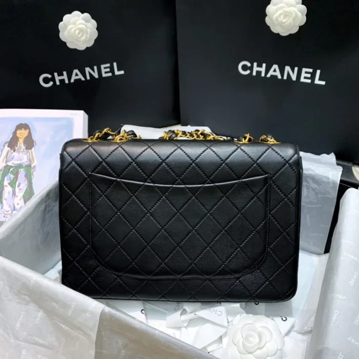 Chanel Big Gold Buckle Bag - Image 4