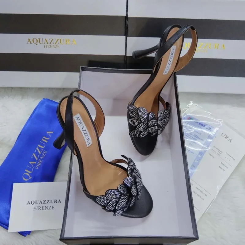 Aquazzura Womens Heel black