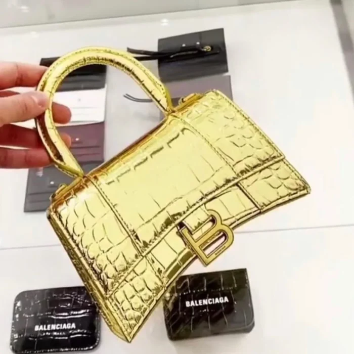 Balenciaga Designer Women’s Hourglass Top Handle Bags - Image 2