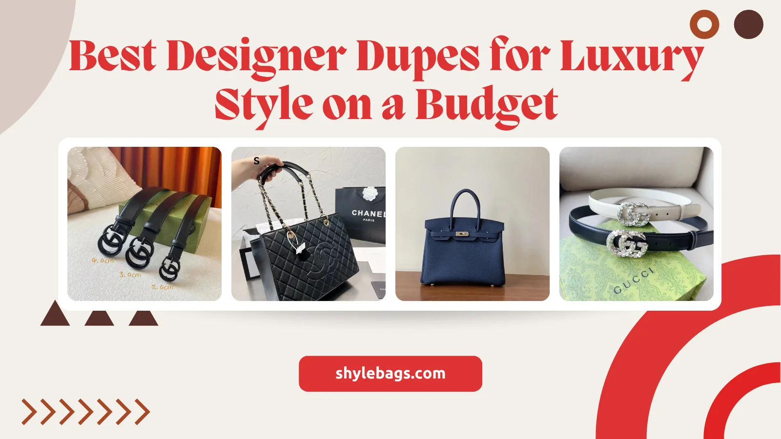 Best Designer Dupes for Luxury Style on a Budget