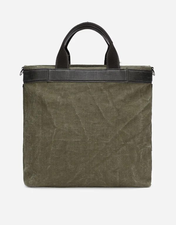 Dolce & Gabbana Canvas Shopper Bag - Image 3