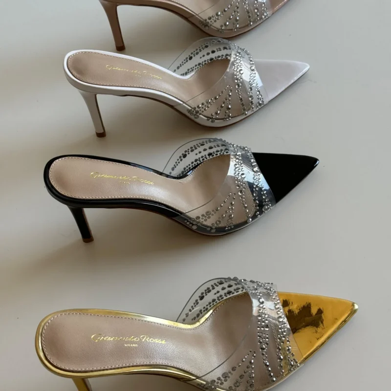 Gianvito Rossi Crystal-Embellished Sandals
