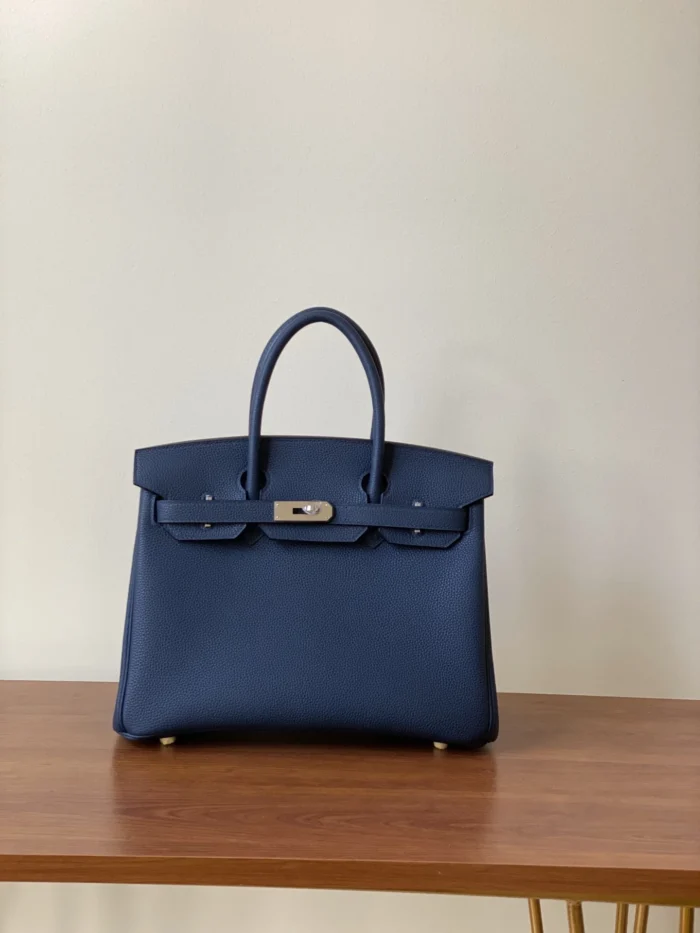Hermes Birkin Bag Navy Blue