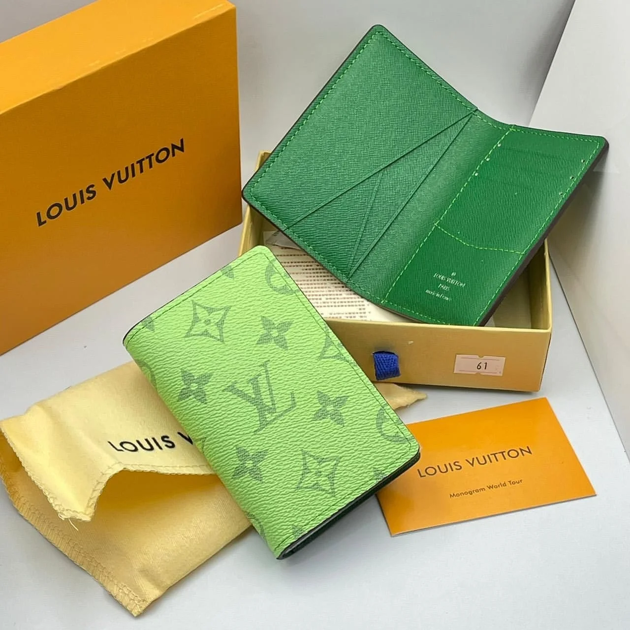 LV Wallets Women’s Fashion Wallets green