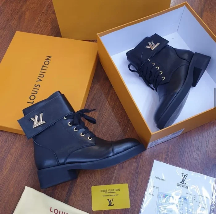Louis Vuitton Ankle Boots brown monogram