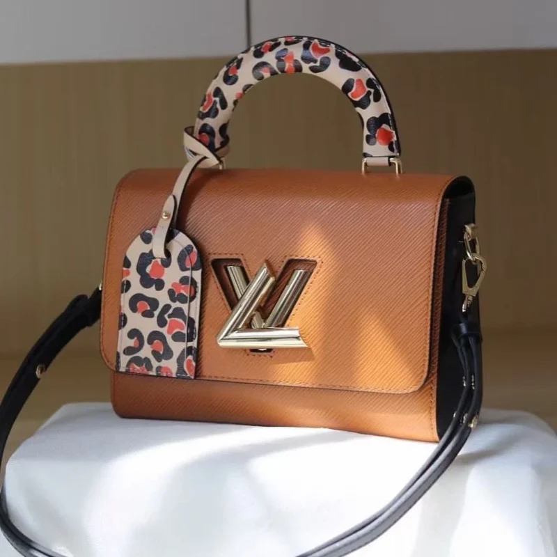 Louis Vuitton Twist Handbags With Handle For Women brown
