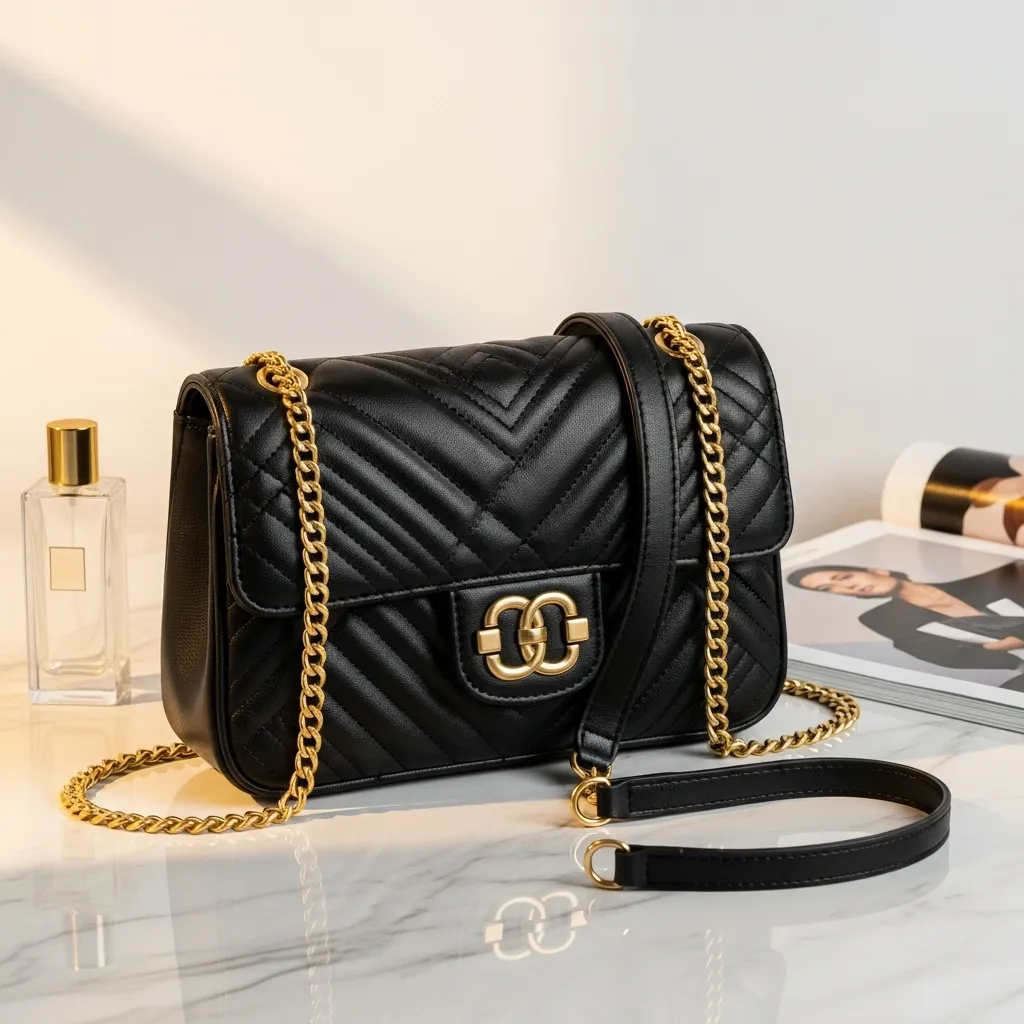 Quilted crossbody bag