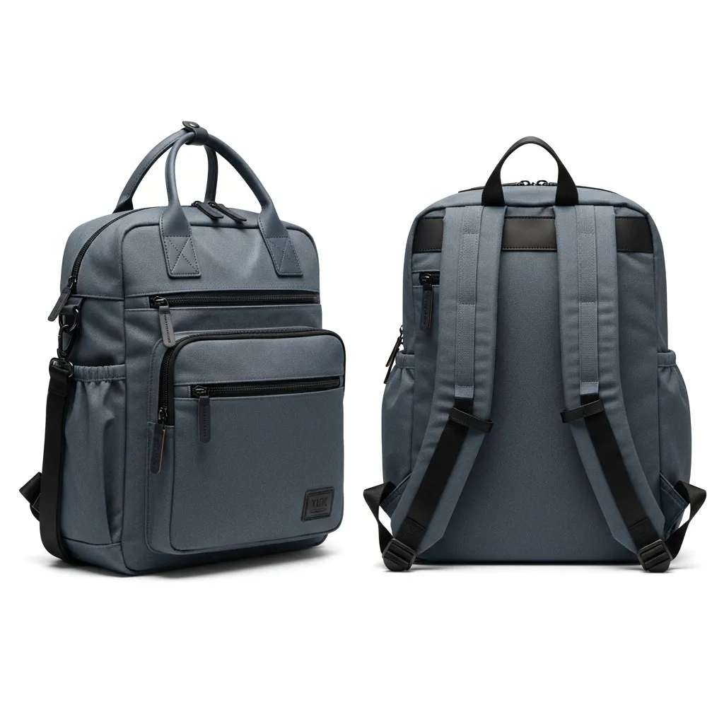 Convertible travel backpack