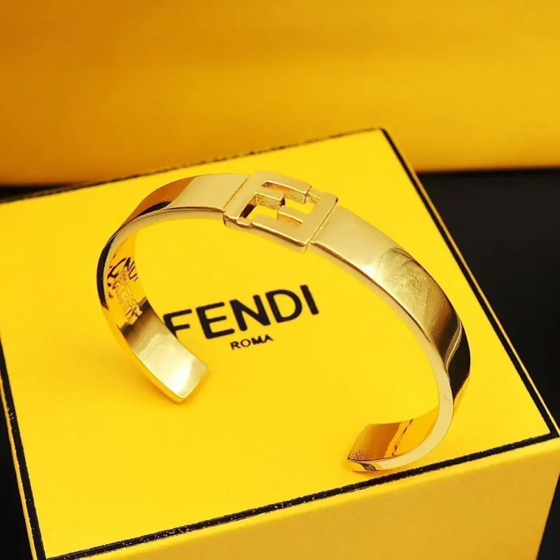 Fendi Metal Gold Bracelet